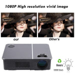 بروجيكتور فيديو LED LCD مسرح منزلي Wejoy L5 مع تعديل الانحراف البصري ودقة فل إتش دي 1080P مع جهاز تحكم عن بعد