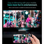 بروجيكتور LED صغير RD825 بدقة 1280x720 وسطوع 2200 لومن للمسرح المنزلي، يدعم HDMI و AV و VGA و USB، نسخة الهاتف المحمول، نسخة الهاتف المحمول