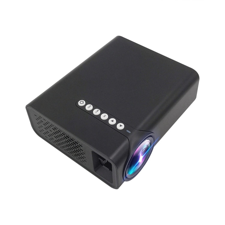 بروجيكتور LED صغير YG520 بدقة 800x480 وسطوع 1800 لومن للمسرح المنزلي، يدعم HDMI و AV و SD و USB و VGA، نسخة الهاتف المحمول، نسخة الهاتف المحمول