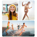 RUIGPRO حامل ثلاثي القوائم يدوي قطعة واحدة عصا سيلفي تلسكوبية لمثبت أحادي لـ GoPro، Insta360، DJI وكاميرات الحركة الأخرى، أسود