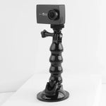 حامل مشبك بفكي شفط لكاميرات GoPro، Insta360، DJI وكاميرات الحركة الأخرى، مشبك بفكي شفط