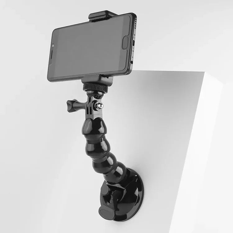 حامل مشبك بفكي شفط لكاميرات GoPro، Insta360، DJI وكاميرات الحركة الأخرى، مشبك بفكي شفط