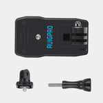 RUIGPRO مشبك تثبيت دوار بزاوية 360 درجة لحقيبة الظهر مع مسمار لـ GoPro، Insta360، DJI وكاميرات الحركة الأخرى، مشبك دوار 360 درجة