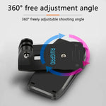 RUIGPRO مشبك تثبيت دوار بزاوية 360 درجة لحقيبة الظهر مع مسمار لـ GoPro، Insta360، DJI وكاميرات الحركة الأخرى، مشبك دوار 360 درجة