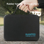 RUIGPRO صندوق محمول مقاوم للصدمات ومقاوم للماء لـ DJI Osmo Action، الحجم: 28 سم × 19.7 سم × 6.8 سم، متوسط