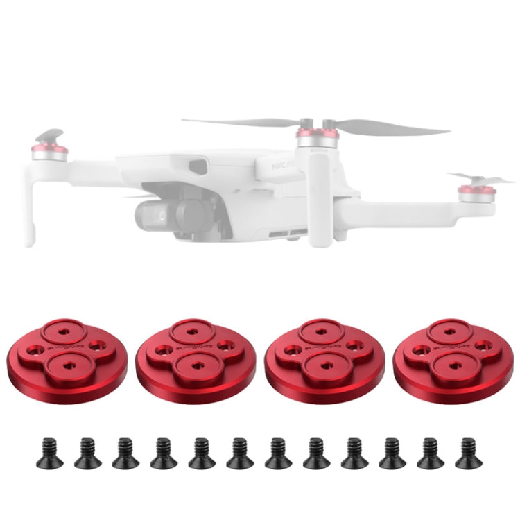 4 قطع غطاء حماية معدني للمحرك من Sunnylife لـ DJI Mavic Mini 1 / Mini 4K / DJI Mini 2 SE