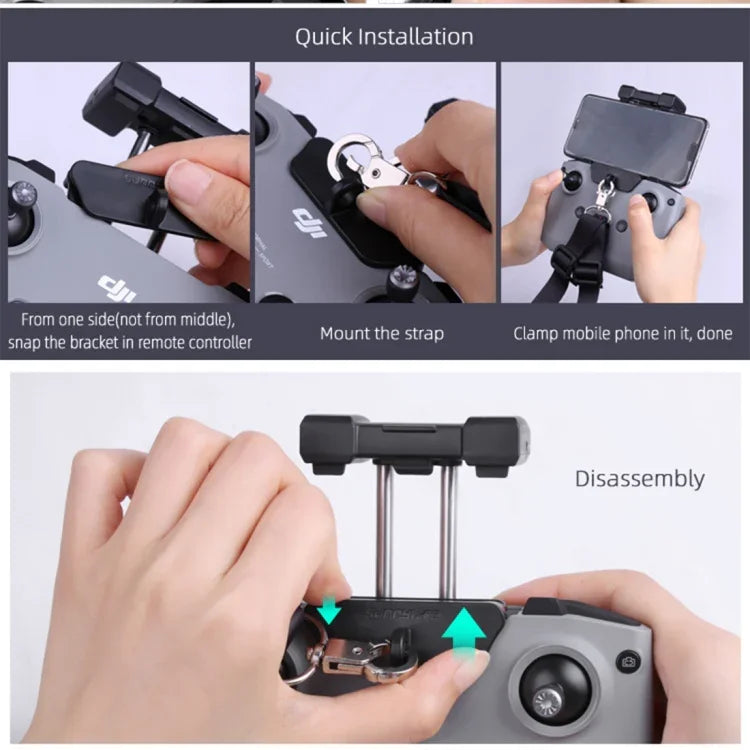 حامل مشبك تعليق للتحكم عن بعد من Sunnylife AIR2-Q9294 لـ DJI Mavic Air 2