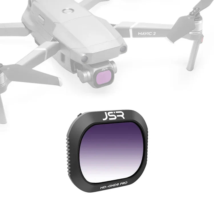 فلتر عدسة تدرج GND8 لطائرة JSR بدون طيار لـ DJI MAVIC 2 Pro، فلتر GND8