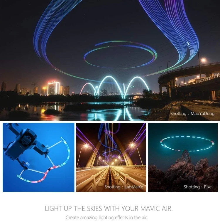 حامي مروحة LED مضيء PGYTECH P-UN-034 لـ DJI Mavic Air، لـ DJI Mavic Air