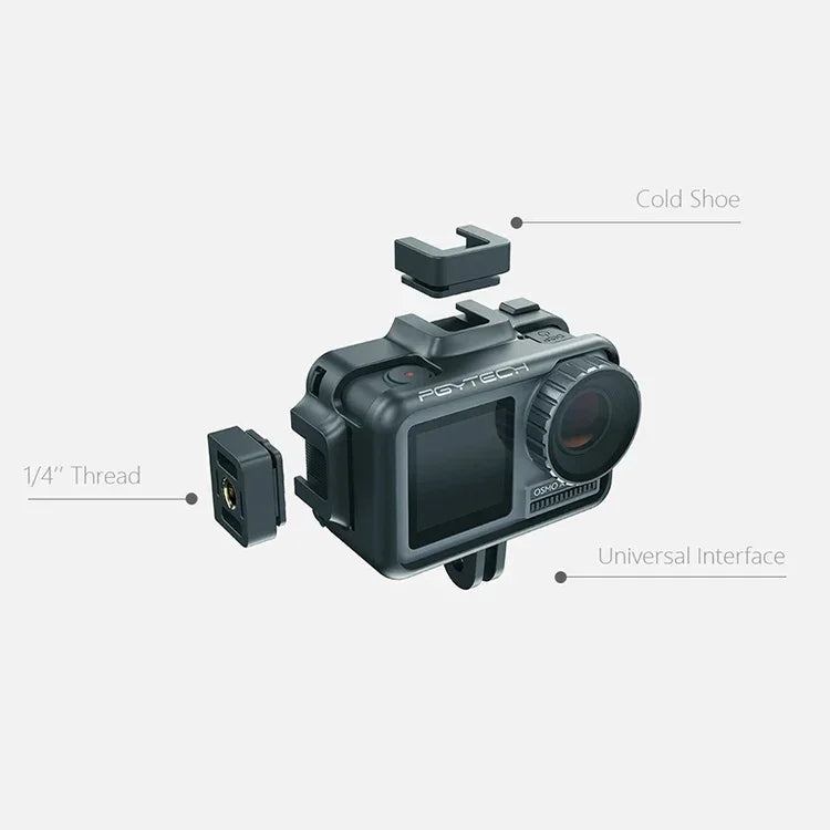 ملحق قفص أرنب لكاميرا رياضية PGYTECH P-11B-010 لفلوغ DJI Osmo Action