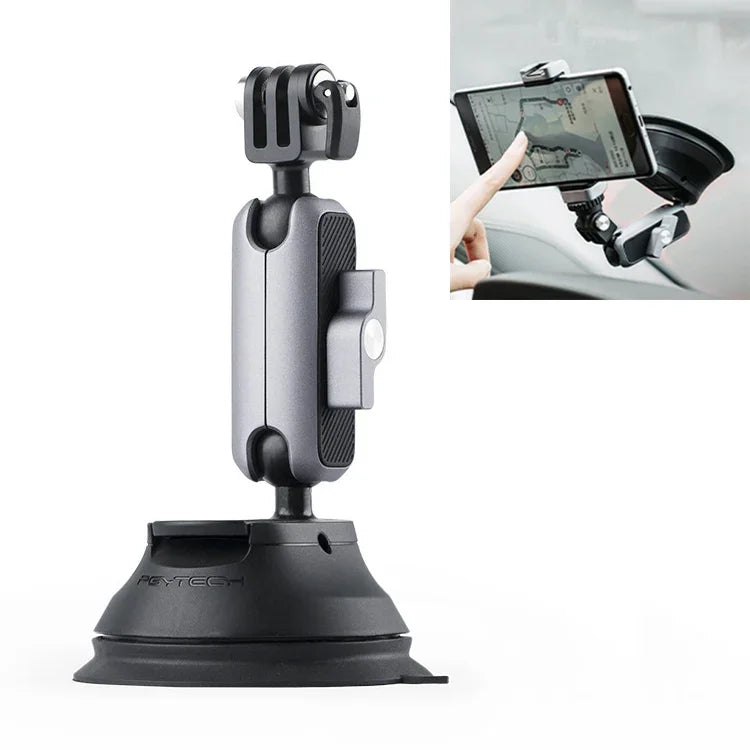 حامل هاتف بكوب شفط لكاميرا الحركة PGYTECH P-GM-132 لكاميرا DJI Osmo Action وGoPro 8/7، P-GM-132