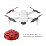 4 قطع Sunnylife غطاء حماية معدني للمحرك لـ DJI Mini 2