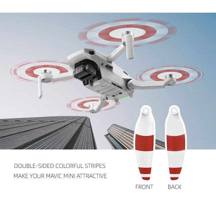8 قطع/طقم Sunnylife 4726F مراوح جناح سريعة التحرير منخفضة الضوضاء لـ DJI Mini 2، لـ DJI Mini 2 Silver، لـ DJI Mini 2 Gold