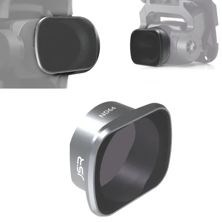فلتر عدسة JSR KS ND64 لـ DJI FPV، إطار من سبائك الألمنيوم، ND64
