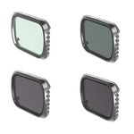 JSR KS 4 in 1 UV + CPL + ND16 + ND32 Lens Filter for DJI Air 2S, Aluminum Frame, UV + CPL + ND16 + ND32