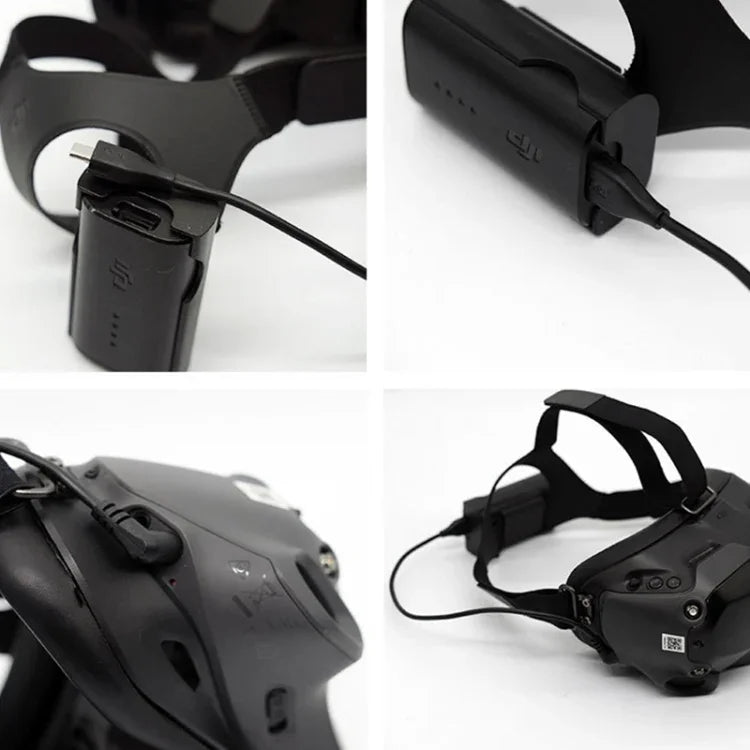 مشبك حامل شحن بطارية FPV-TDDCH-CQT لنظارات DJI FPV V2، حامل البطارية