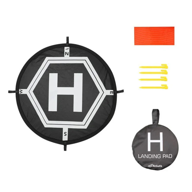 لوحة هبوط قابلة للطي دائرية محمولة 55 سم RCGEEK لمواقف DJI Mavic Mini / Air 2S / FPV، 55 سم دائرية