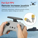 عصا تحكم إبهام قابلة للسحب ذات لونين RCSTQ لجهاز تحكم طائرة DJI FPV Combo، لجهاز DJI FPV ذو اللونين