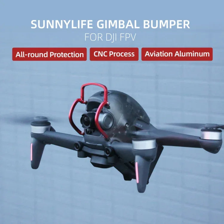 حامي صدمات من سبائك الألمنيوم مضاد للتصادم من Sunnylife FV-Q9353 لحامل جيمبال DJI FPV، FV-Q9353