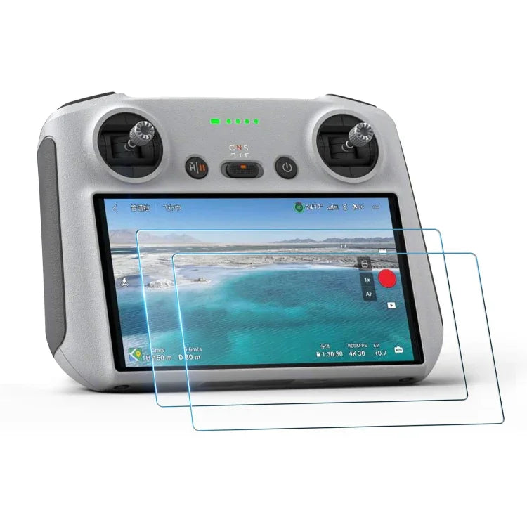 STARTRC 2 قطع فيلم زجاج مقسى 9H 2.5D لجهاز تحكم DJI Mini 3 Pro عن بعد / RC / RC 2، لـ DJI Mini 3 Pro جهاز التحكم عن بعد