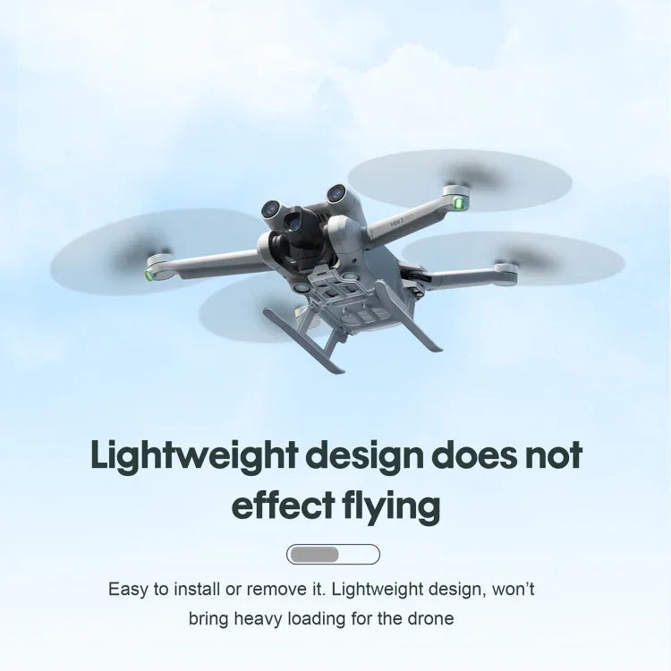 حامل تدريب STARTRC قابل للطي مضاد للسقوط والأوساخ مع معدات هبوط مرتفعة لطائرة DJI Mini 3 Pro، لـ DJI Mini 3 Pro