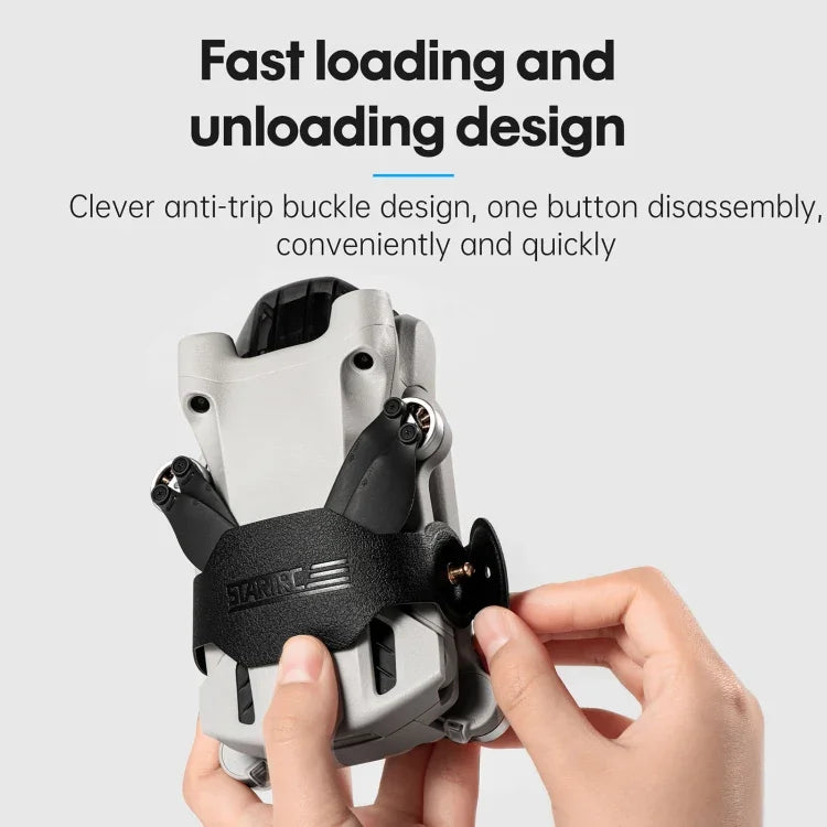 حامل مروحة طائرة STARTRC من PU مع مثبت شفرات لطائرة DJI Mini 3 Pro، لـ DJI Mini 3 Pro
