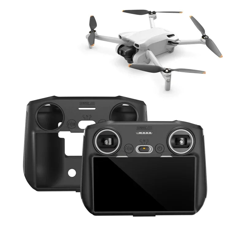 غطاء سيليكون مقاوم للصدمات والخدوش لجهاز تحكم DJI Mini 3 Pro، لجهاز تحكم DJI Mini 3 Pro (رمادي)، لجهاز تحكم DJI Mini 3 Pro (أسود)