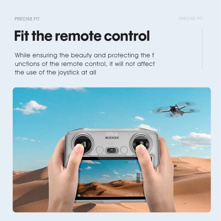 غطاء سيليكون مقاوم للصدمات والخدوش لجهاز تحكم DJI Mini 3 Pro، لجهاز تحكم DJI Mini 3 Pro (رمادي)، لجهاز تحكم DJI Mini 3 Pro (أسود)