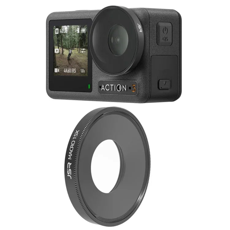 فلتر عدسة ماكرو 15X من JSR لجهاز DJI Osmo Action 3، 15X ماكرو