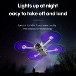 مراوح LED ملونة منخفضة الضوضاء مزدوجة لـ DJI Mini 4 Pro / Mavic Mini 3 Pro STARTRC، لـ DJI Mavic Mini 3 Pro