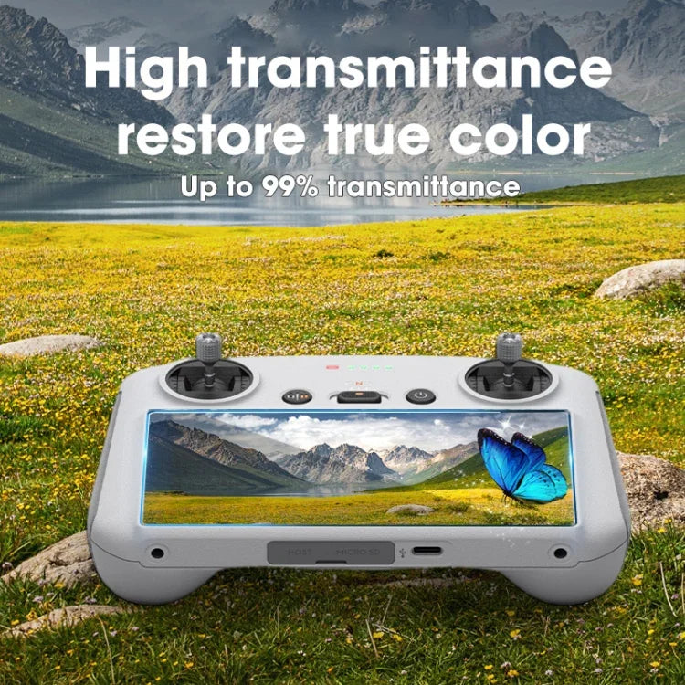 فيلم شاشة زجاجي مقوى مقاوم للانفجار لجهاز التحكم عن بعد DJI Mini 3 Pro، لجهاز التحكم عن بعد DJI Mini 3 Pro