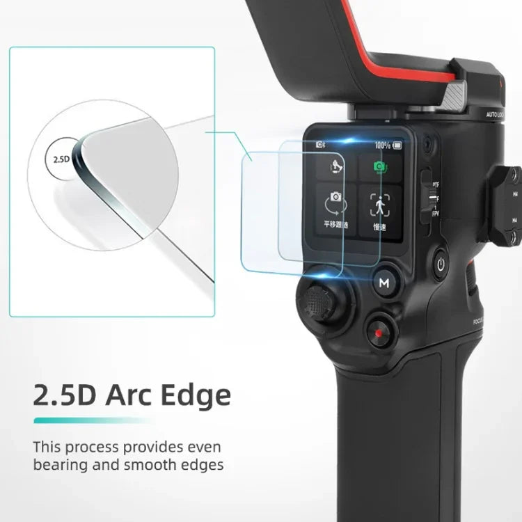 فيلم شاشة زجاجي مقوى مقاوم للانفجار لجهاز DJI RS3 / RS3 Pro، لجهاز DJI RS3 / RS3 Pro