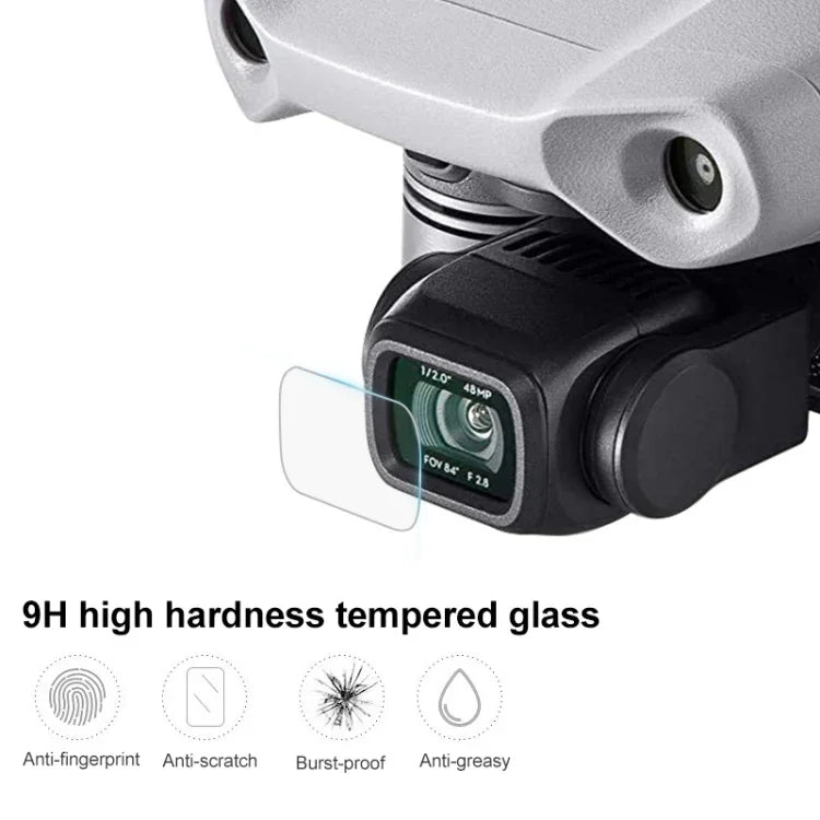 فيلم عدسة طائرة بدون طيار زجاجي مقوى مقاوم للانفجار لجهاز DJI Mavic Air 2، لجهاز DJI Mavic Air 2