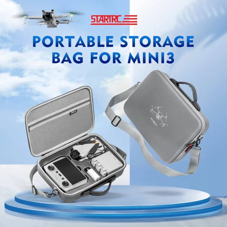 حقيبة تخزين كتف STARTRC لجهاز تحكم DJI Mini 3 / RC مع شاشة، لـ DJI Mini 3 / RC مع شاشة