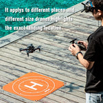 لوحة هبوط قابلة للطي ومحمولة مربعة بمقاس 65 سم من STARTRC لمواقف DJI FPV / mini 2 / Mavic Air 2 / Air 2S، 65 سم