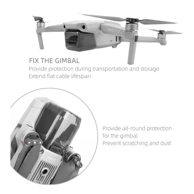 غطاء حماية عدسة كاميرا Sunnylife لطائرة DJI Mavic Air 2، لطائرة DJI Mavic Air 2