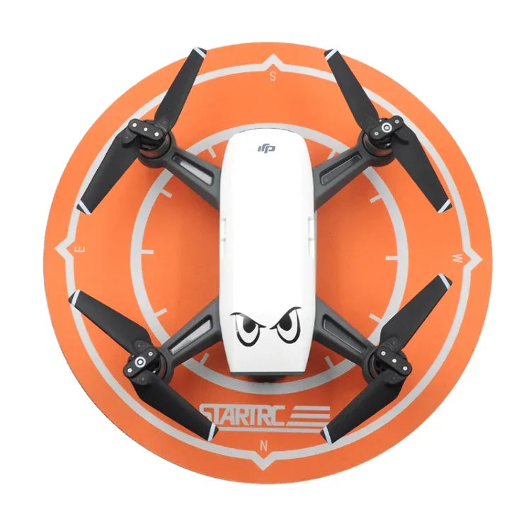 STARTRC مروحية رباعية التحكم عن بعد بسجادة وقوف محمولة قابلة للطي السريع لهبوط وطيران DJI Mavic Mini / Air 2 / Shark، القطر: 25 سم، القطر: 25 سم
