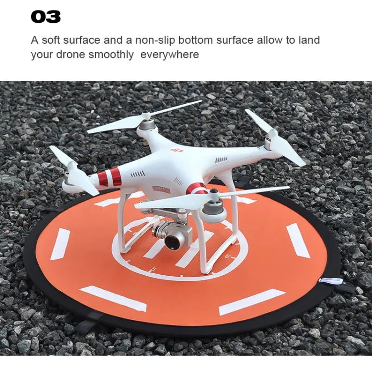 STARTRC مروحية رباعية التحكم عن بعد بسجادة وقوف محمولة قابلة للطي السريع لهبوط وطيران DJI Mavic Mini / Mavic Air 2، القطر: 56 سم، القطر: 56 سم
