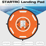 STARTRC مروحية رباعية التحكم عن بعد بسجادة وقوف محمولة قابلة للطي السريع لهبوط وطيران DJI Mavic Mini / Mavic Air 2، القطر: 56 سم، القطر: 56 سم