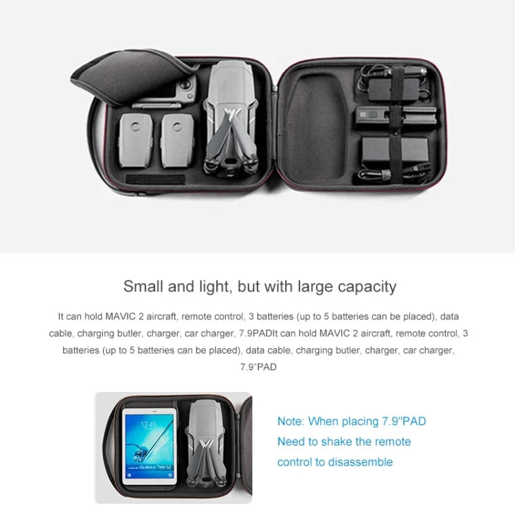 حقيبة يد محمولة مقاومة للماء على الكتف PGYTECH P-HA-031 لـ DJI Mavic 2، P-HA-031