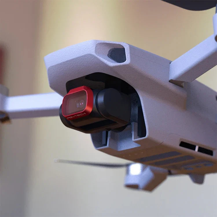 مجموعة 4 فلاتر عدسة تعتيم PGYTECH P-12A-019 ND8 / 16 / 32 / 64 لملحقات طائرة DJI Mavic Mini، فلاتر تعتيم ND8 / 16 / 32 / 64