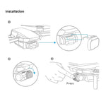 مجموعة 4 فلاتر عدسة تعتيم PGYTECH P-12A-019 ND8 / 16 / 32 / 64 لملحقات طائرة DJI Mavic Mini، فلاتر تعتيم ND8 / 16 / 32 / 64