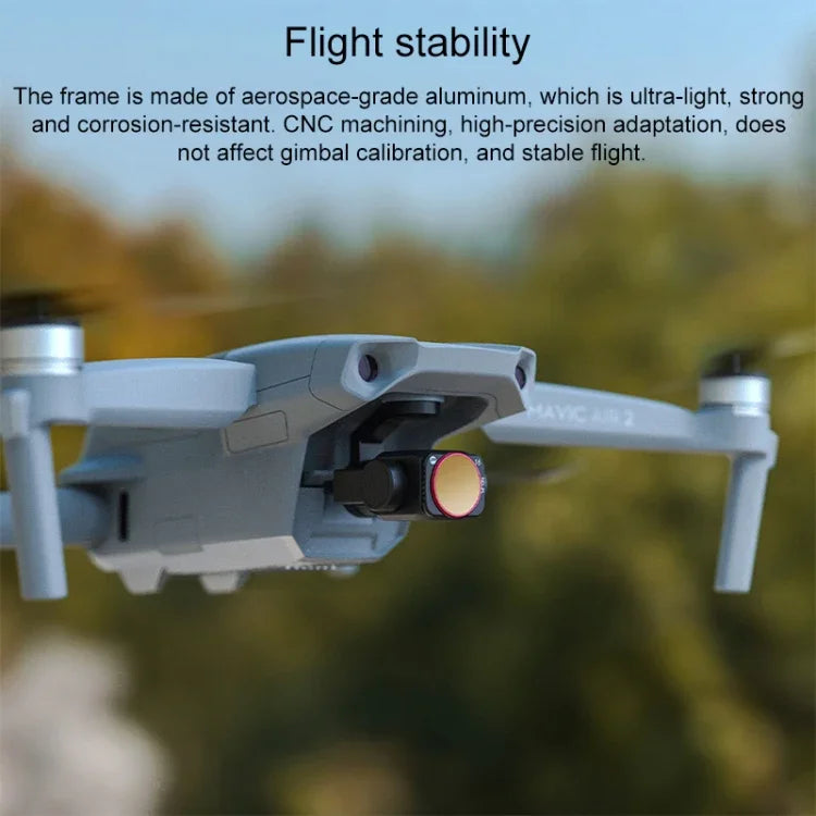 فلتر عدسة UV من PGYTECH P-16A-032 لملحقات طائرة DJI Mavic Air 2، فلتر عدسة UV