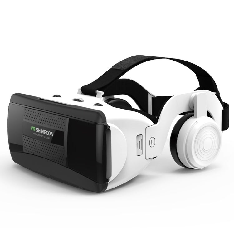 نظارات فيديو ثلاثية الأبعاد للواقع الافتراضي VR SHINECON G06EB مناسبة لهواتف ذكية من 4.7 إلى 6.1 بوصة مع سماعة HiFi، G06EB