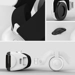 نظارات فيديو ثلاثية الأبعاد للواقع الافتراضي VR SHINECON G06EB مناسبة لهواتف ذكية من 4.7 إلى 6.1 بوصة مع سماعة HiFi، G06EB