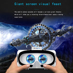 نظارات فيديو ثلاثية الأبعاد للواقع الافتراضي VR SHINECON G06EB مناسبة لهواتف ذكية من 4.7 إلى 6.1 بوصة مع سماعة HiFi، G06EB