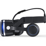نظارات فيديو ثلاثية الأبعاد للواقع الافتراضي VR SHINECON G04E مناسبة لهواتف ذكية من 3.5 إلى 6.0 بوصة مع سماعة HiFi