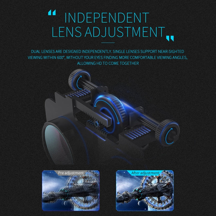نظارات فيديو ثلاثية الأبعاد للواقع الافتراضي VR SHINECON G06E مناسبة لهواتف ذكية من 4.7 إلى 6.1 بوصة مع سماعة رأس، G06E