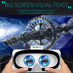 نظارات فيديو ثلاثية الأبعاد للواقع الافتراضي VR SHINECON G06E مناسبة لهواتف ذكية من 4.7 إلى 6.1 بوصة مع سماعة رأس، G06E