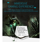 نظارات فيديو ثلاثية الأبعاد للواقع الافتراضي VR SHINECON G06E مناسبة لهواتف ذكية من 4.7 إلى 6.1 بوصة مع سماعة رأس، G06E